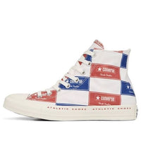 Converse Chuck Taylor All Star Bold Branding High Top 'Red Blue White' 166500C