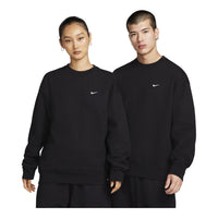 Nike Solo Swoosh Crewneck Sweatshirt Asia Sizing 'Black' DX1362-010