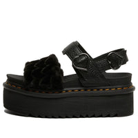 (WMNS) Dr. Martens Voss Quad Flatform Sandal Black 26921001
