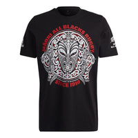 adidas Maori All Blacks Rugby Graphic T-shirt Asia Sizing 'Black' HG8349