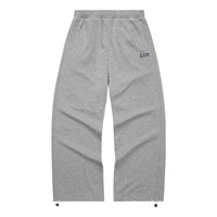 (WMNS) Skechers Logo Letter Straight Casual Pants 'Grey' L222W151-004F