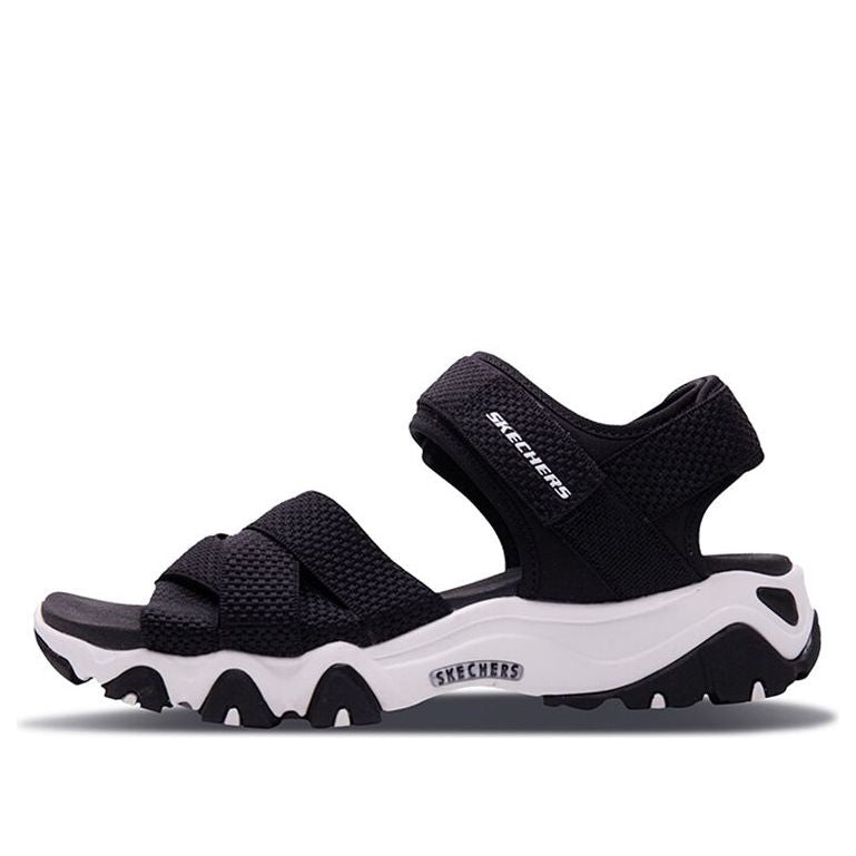 (WMNS) Skechers D'Lites 2.0 Sandals Black 88888182-BLK