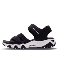 (WMNS) Skechers D'Lites 2.0 Sandals Black 88888182-BLK
