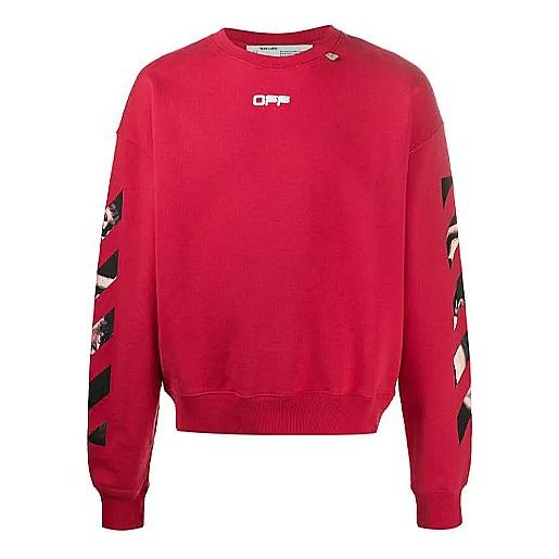 Off-White SS20 Caravaggio Arrows Mens Sweatshirt OMBA035S20E300042088