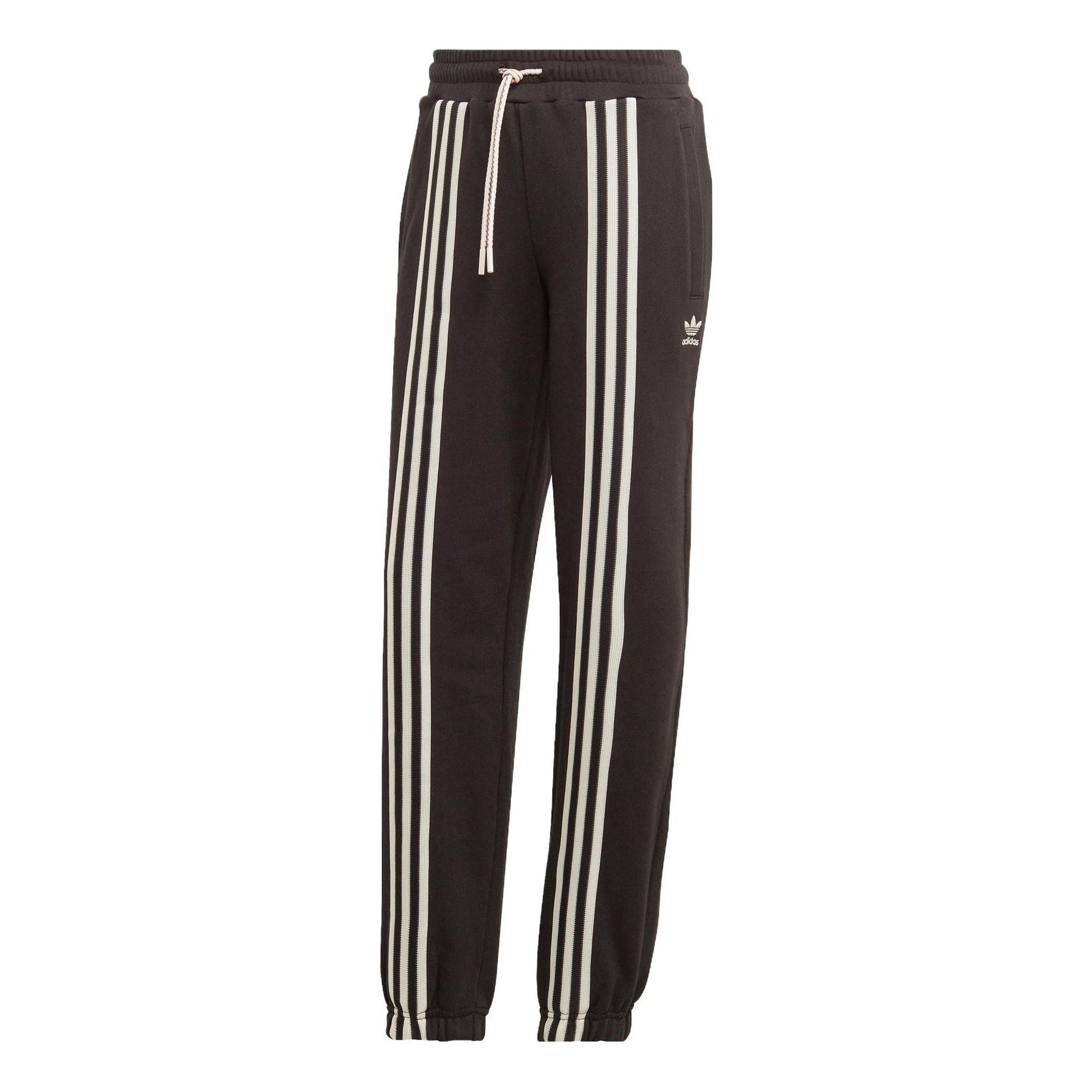 (WMNS) adidas Adicolor 70s 3-Stripes Sweatpants 'Black' IK7855