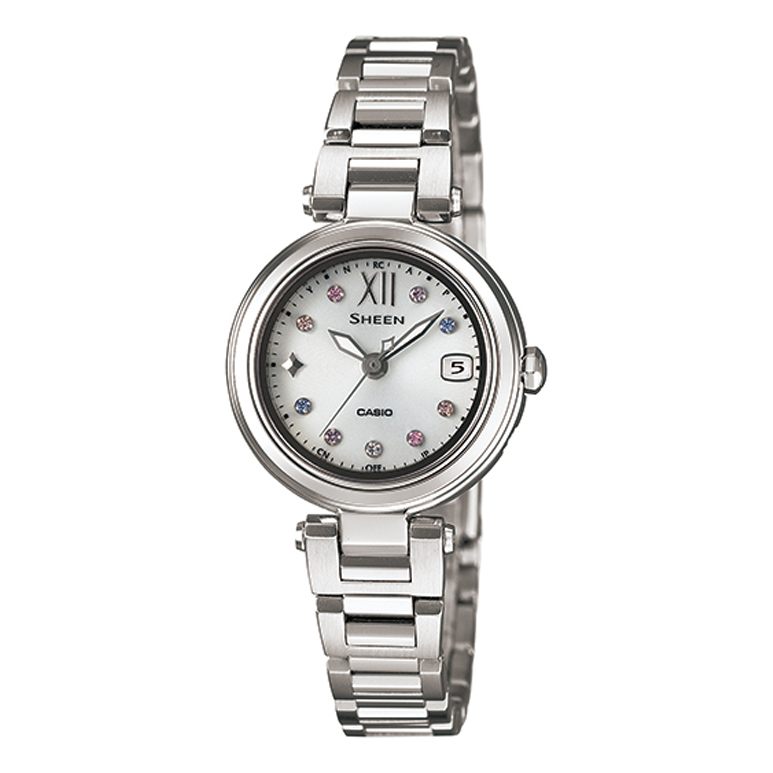 CASIO Female SHEEN Japan / South Korea Fashion Analog Solar Powered SHW-1504D-7A