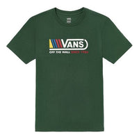 Vans Alphabet logo Printing Short Sleeve Green VN0A4RB7EEI