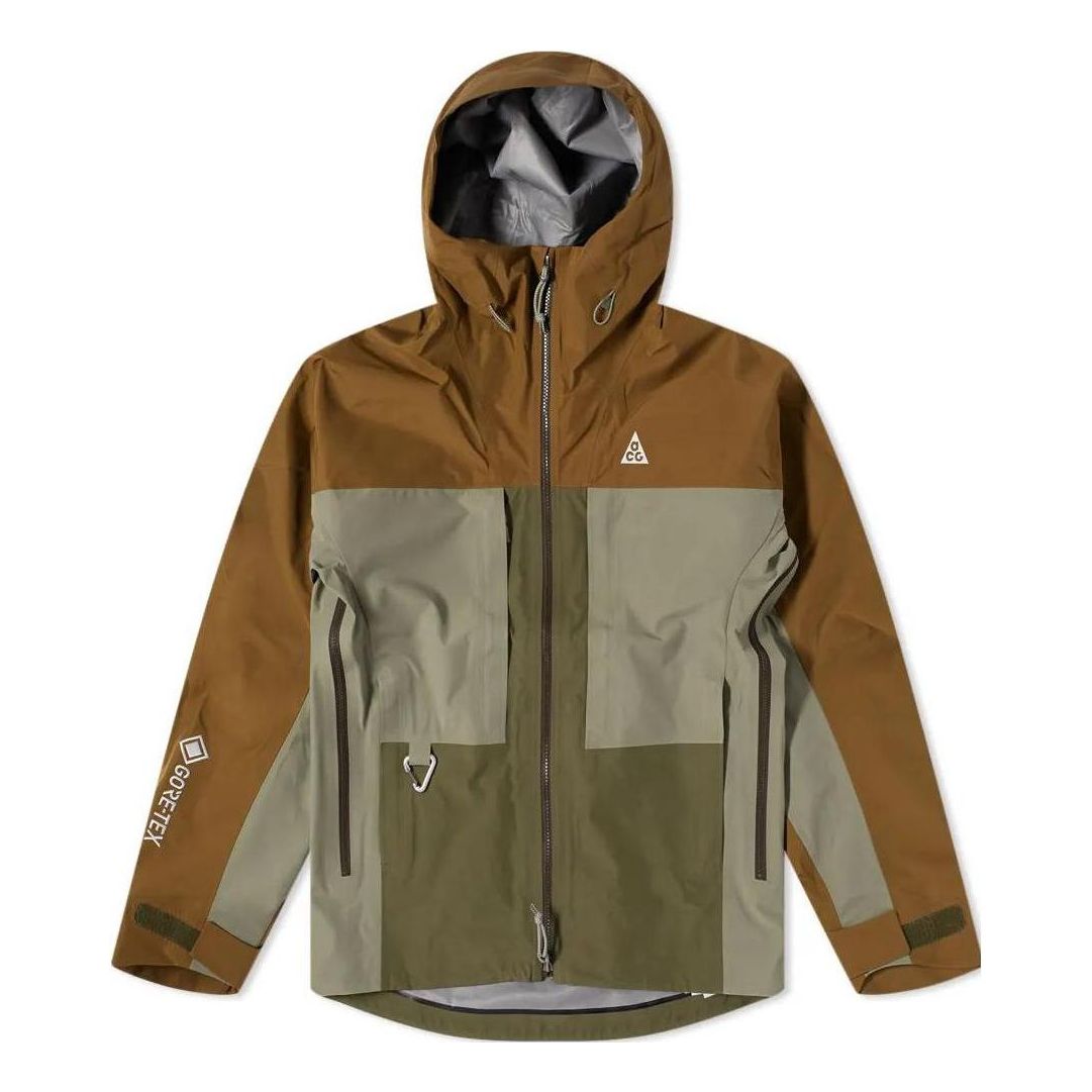 Nike Acg Misery Ridge Gore-tex Jacket 'Brown Green' CV0634-242