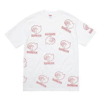 Supreme FW17 Gonz Heads Tee White Sausage Mouth Cartoon Short Sleeve Unisex SS18-0280