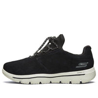 (WMNS) Skechers Go Walk Low-Top Black/White 15728-BLK