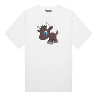 Balenciaga limited Small Pattern Short Sleeve Unisex White 612966TJVM99000
