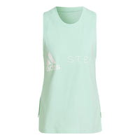 (WMNS) adidas Sportswear Logo Tank Top Asia Sizing 'Green' HD9130