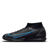 Nike Mercurial Superfly 8 Academy IC 'Black Blue' CV0847-004