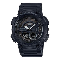 CASIO G Shock Quartz Sports Mens Black Analog AEQ-110W-1B