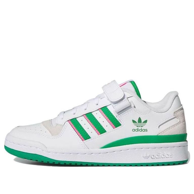 (WMNS) adidas Forum Low 'White Green Pink' IE7422
