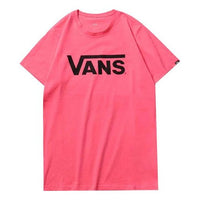 Vans Classic Logo Print Short Sleeve Unisex Pink VN0A4MM6SNQ