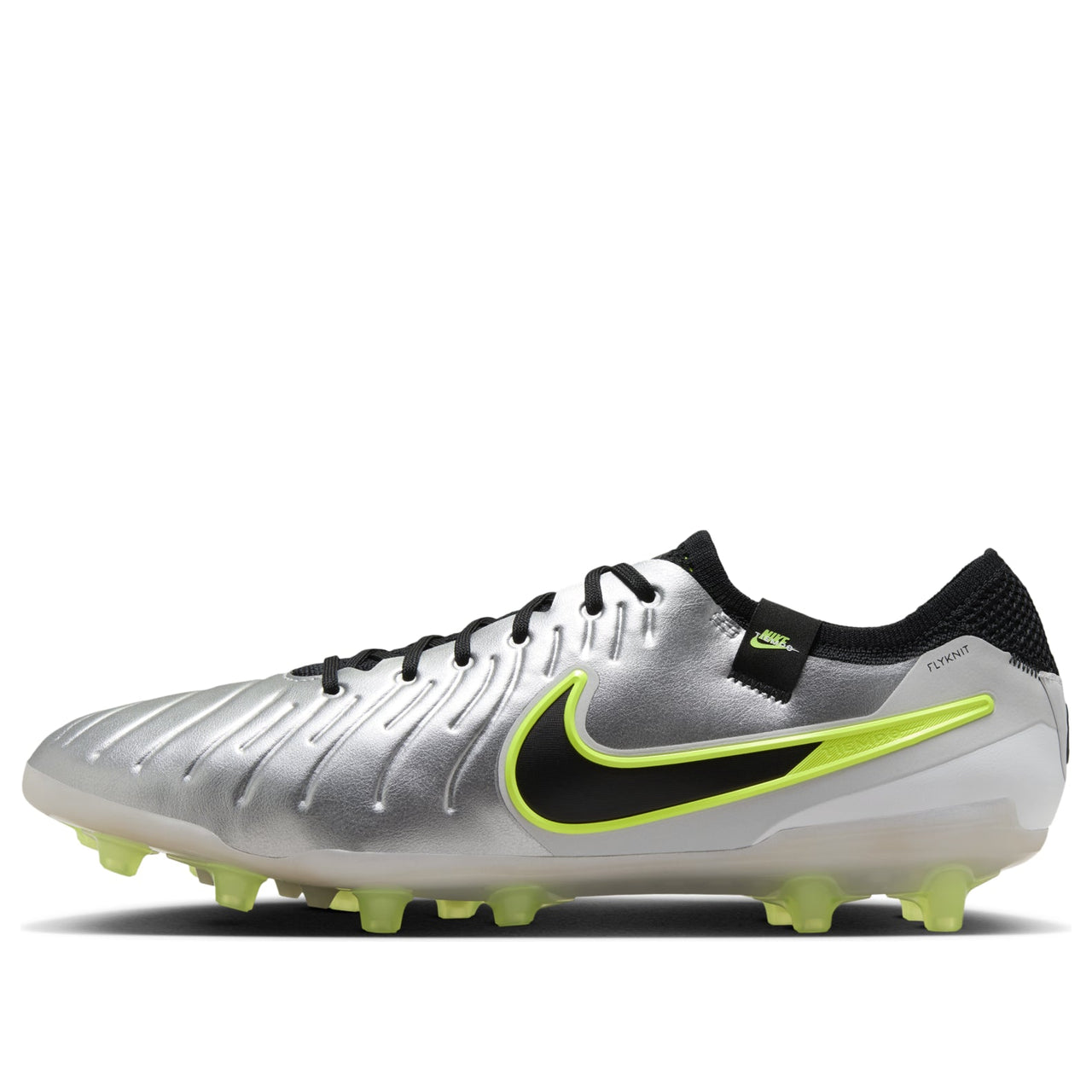 Nike Tiempo Legend 10 Elite AG 'Metallic Silver Volt' DV4330-001