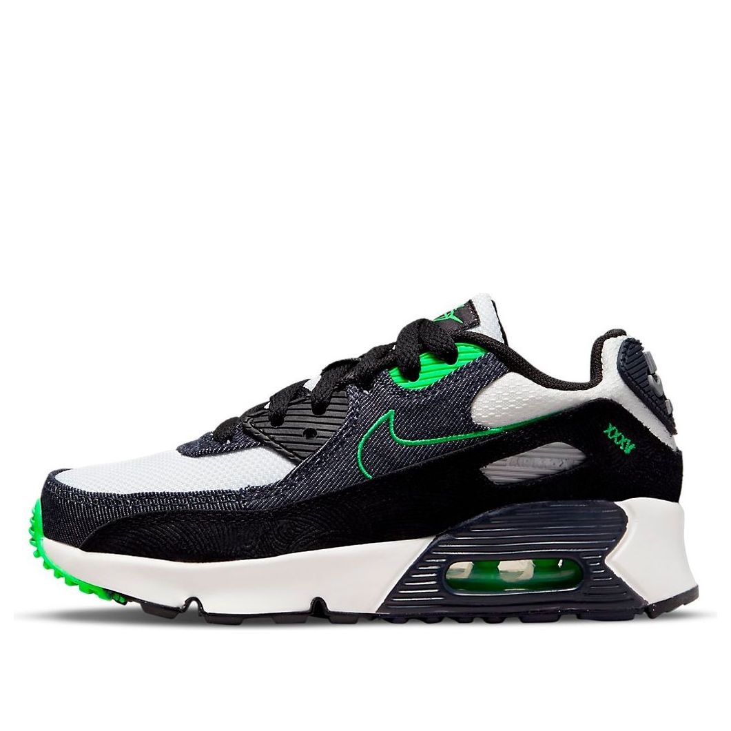 (PS) Nike Air Max 90 Leather SE 'Black Scream Green' DN4377-001