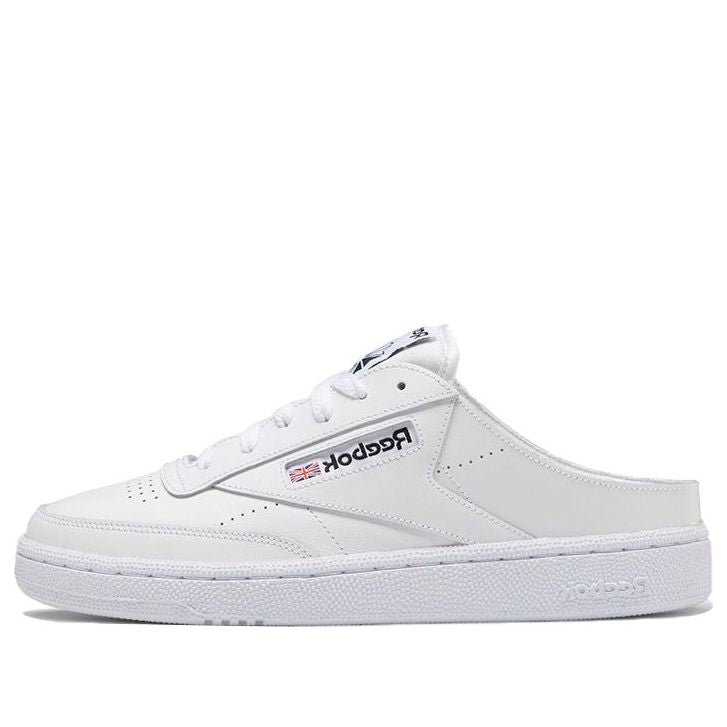 (WMNS) Reebok Club C 85 Mule Slip-On Shoes White FX4219