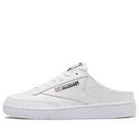 (WMNS) Reebok Club C 85 Mule Slip-On Shoes White FX4219