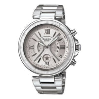 CASIO SHEEN Waterproof Stainless Steel Strap White Analog SHE-5515D-7A