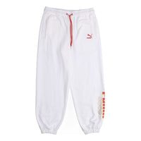 PUMA YOTOX Sweatpants 'White Red' 531296-02