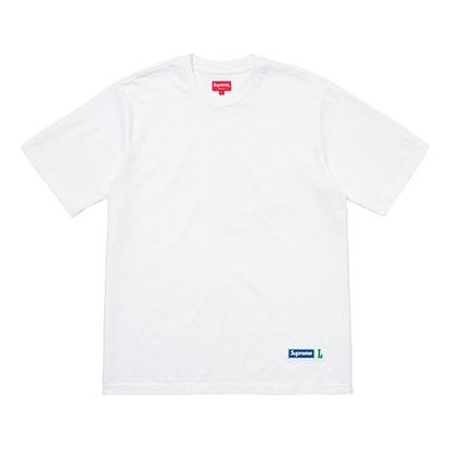 Supreme SS18 Athletic Label SS Top White Tee SUP-SS18-308