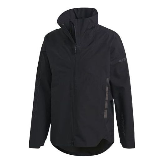 adidas Myshelter Gtx Outdoor Casual Sports Stand Collar Jacket Black FP8450