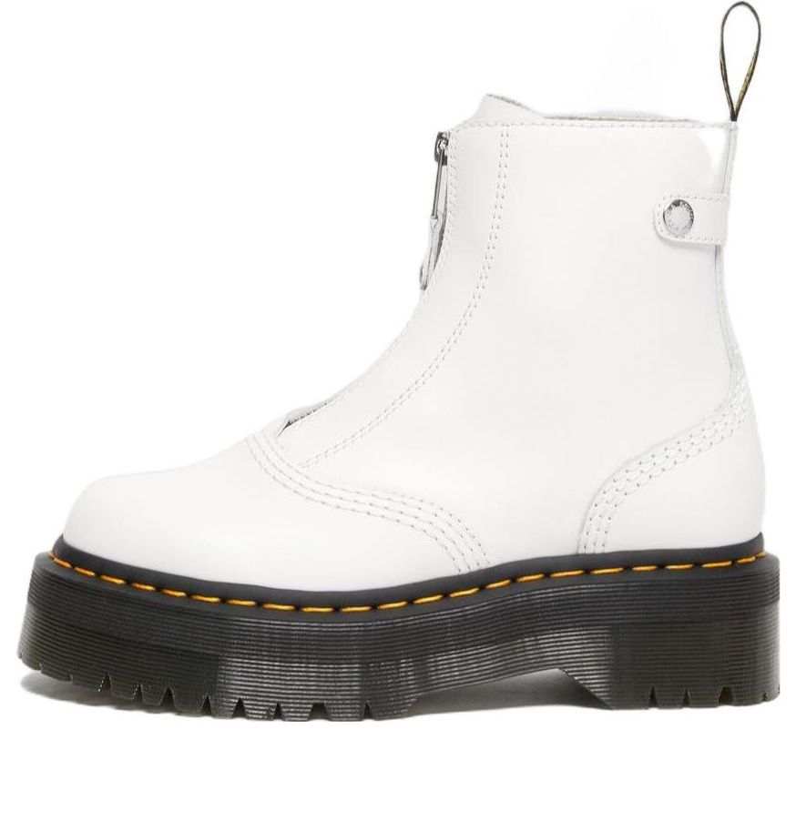 (WMNS) Dr. Martens Jetta Platform Boots 'White' 27656100