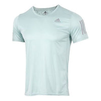 adidas Casual Sports Breathable Short Sleeve Green FL6946