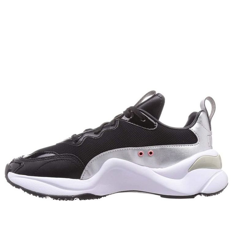 (WMNS) PUMA Rise Metal 'Black Salmon Rose' 373259-02