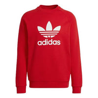 adidas Originals Adicolor Classics Trefoil Crewneck Sweatshirt 'Red White' HE9489