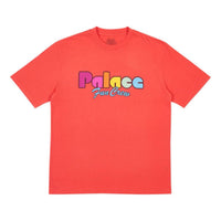 PALACE Fun Light Red Alphabet Printing Short Sleeve Unisex P18SS008