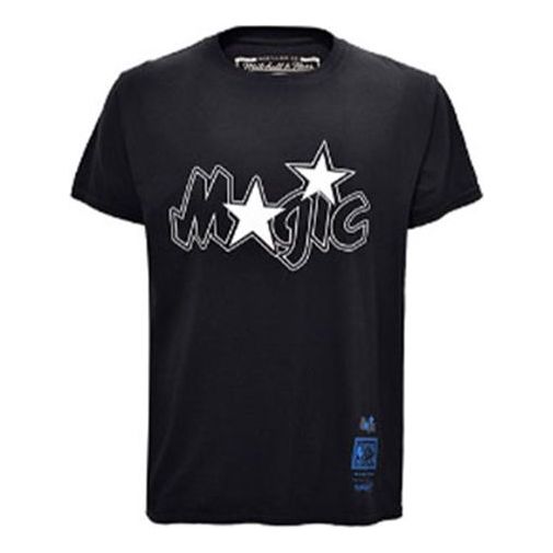 Mitchell & Ness NBA Series Orlando Magic Printing Short Sleeve Couple Style Black MN13S27-ORL-BLACK