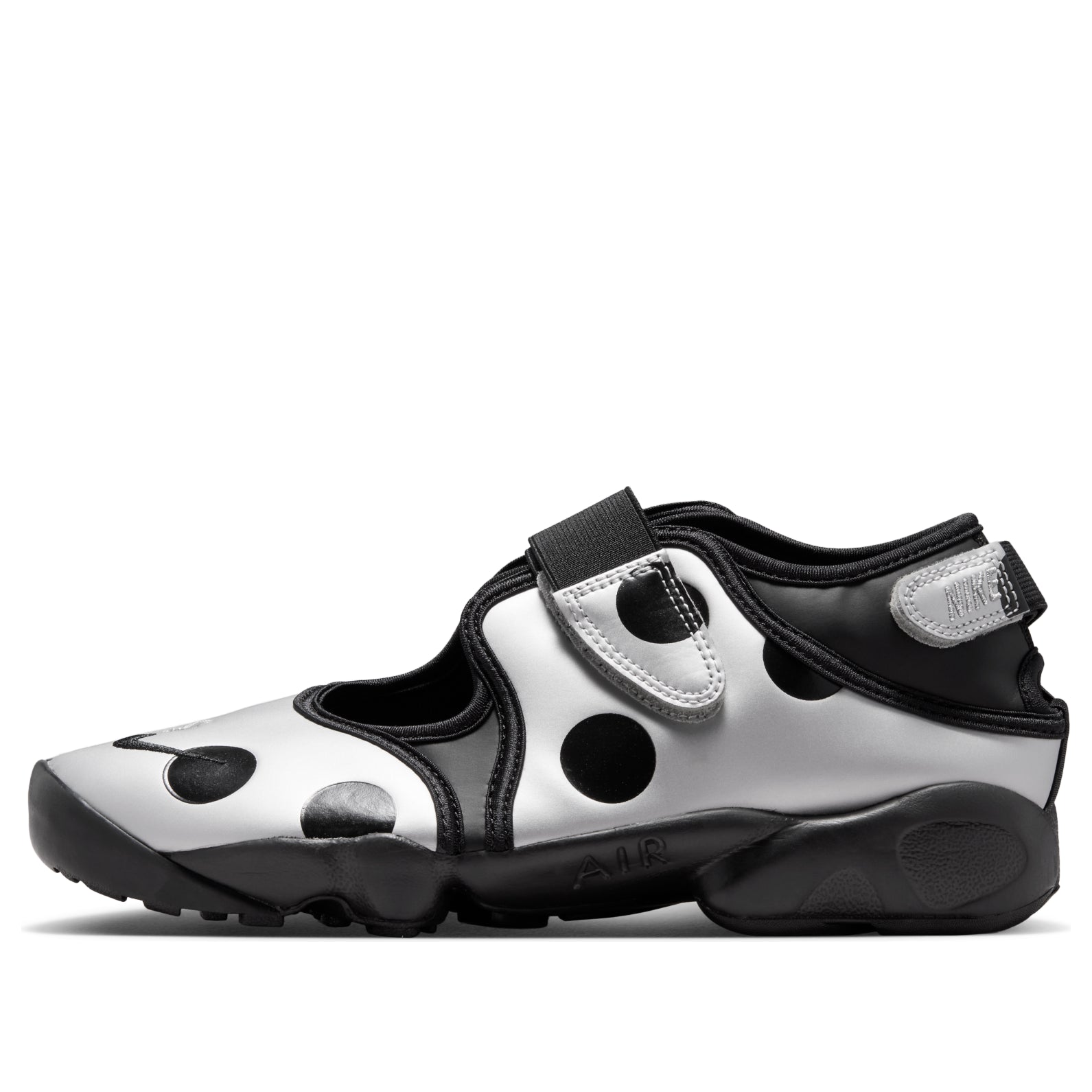 (WMNS) Nike Air Rift 'Polka Dots Black Metallic Silver' IR1226-001