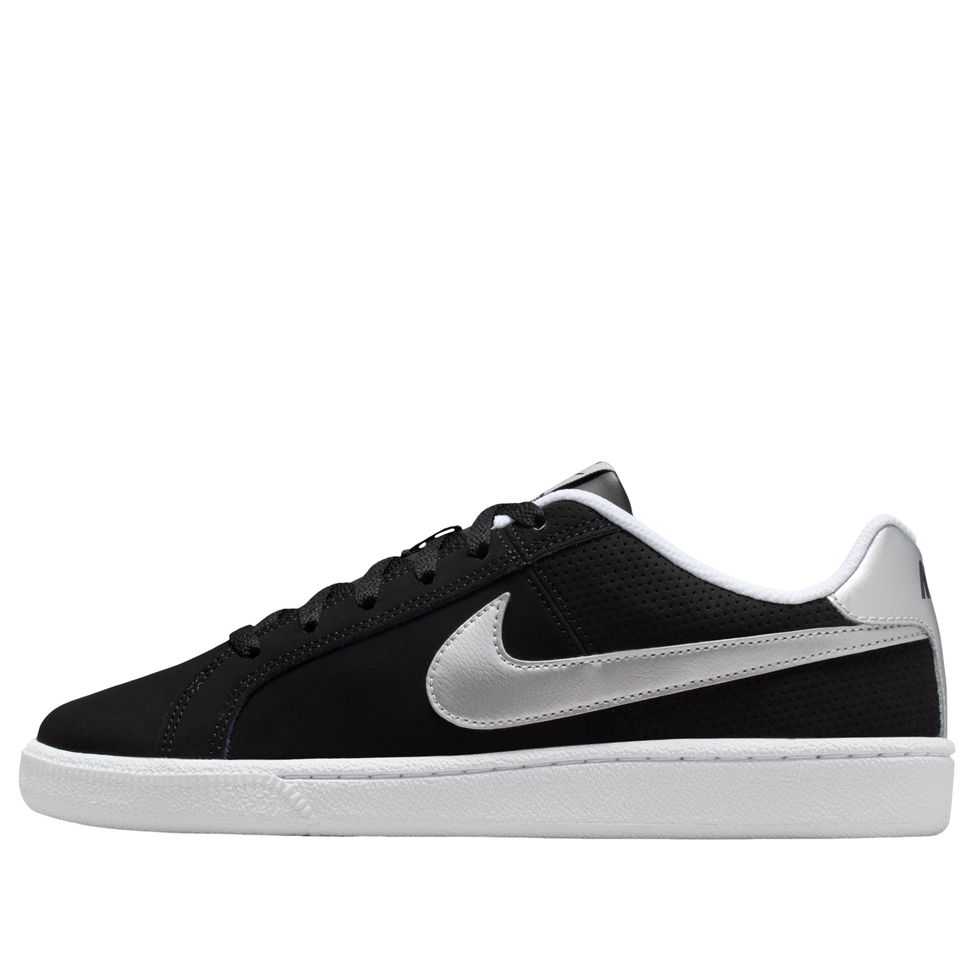 (WMNS) Nike Court Royale 'Black White Metallic Silver' 749867-001
