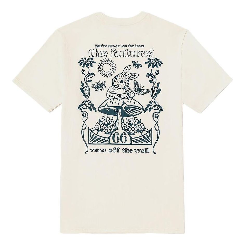 (WMNS) Vans Too Far From The Future T-shirt 'beige' VN0008ZM3KS