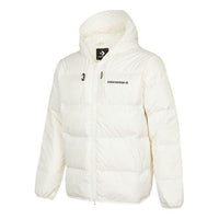 Converse Downfilled Hooded Jacket Asia Sizing 'White' 10021981-A03