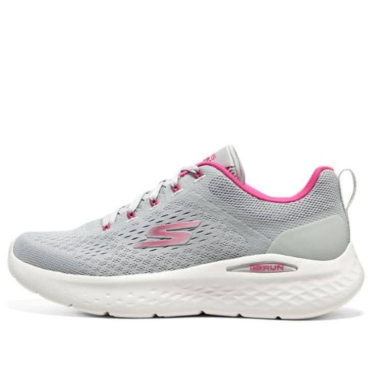 (WMNS) Skechers Go Run 400 'Light Grey Pink' 220894-GYPK