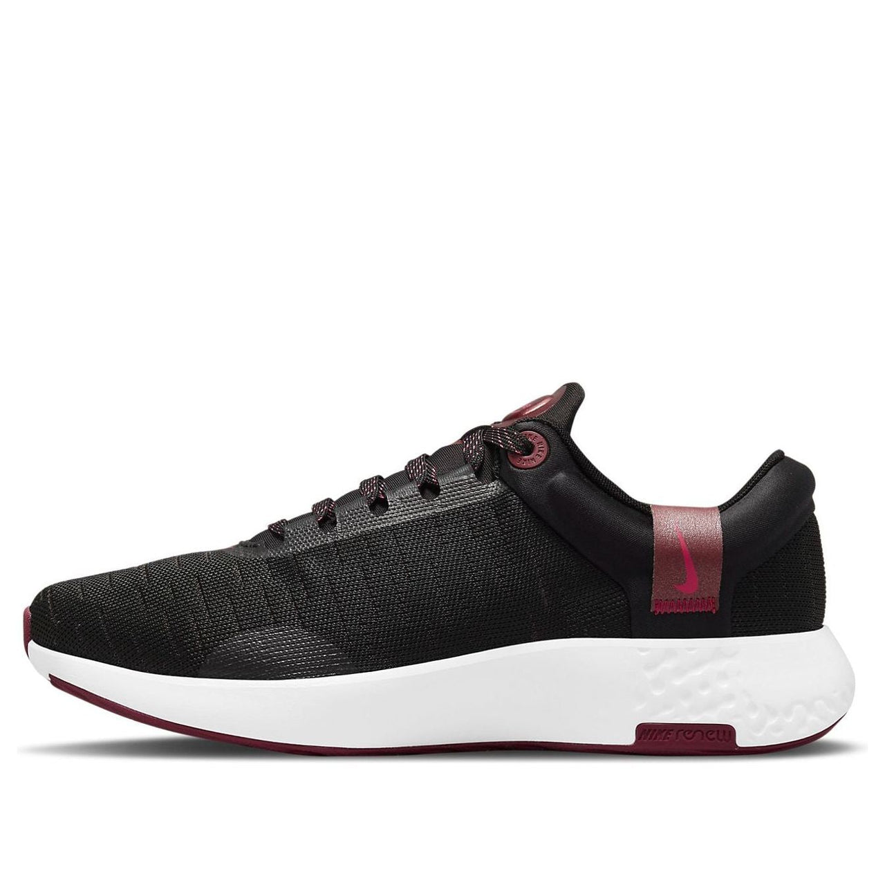 (WMNS) Nike Renew Serenity Run 'Black Dark Beetroot' DB0522-003
