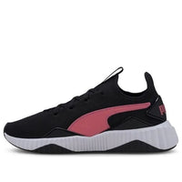 (WMNS) PUMA Defy New Core Sneakers Black/Pink 193059-04