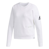 (WMNS) adidas Sports Stylish Pullover White FM9295