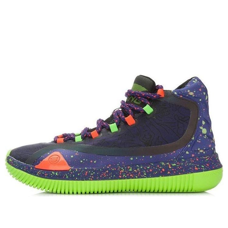 Li-Ning Bow Bite 'Purple Green Galaxy' ABAL021-6