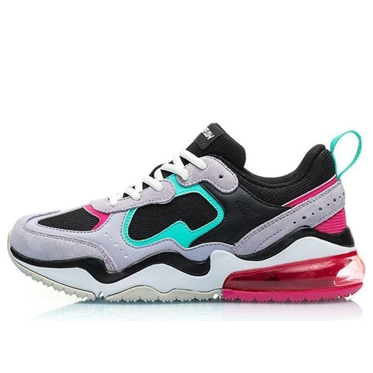 (WMNS) Li-Ning Counterflow Neon 'Black Grey Green' AGCP138-1