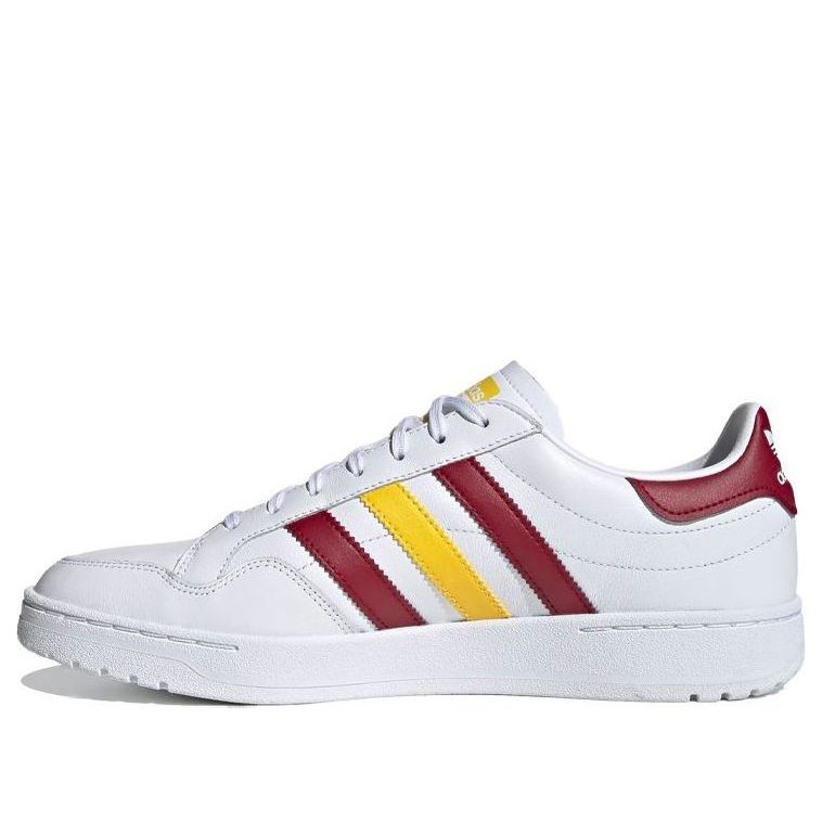 adidas Team Court 'White Burgundy Wonder Glow' FW5066