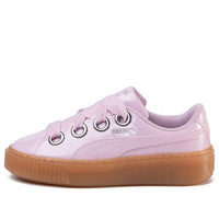 (WMNS) PUMA Basket Platform Kiss Leisure Board Shoes Pink 366822-03