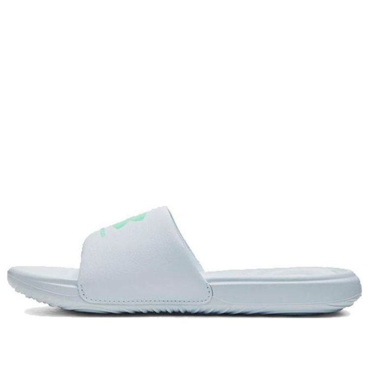 (GS) Under Armour Ansa Fixed Slides 'Halogen Blue Green Breeze' 3023793-401