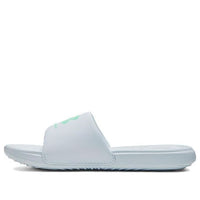 (GS) Under Armour Ansa Fixed Slides 'Halogen Blue Green Breeze' 3023793-401