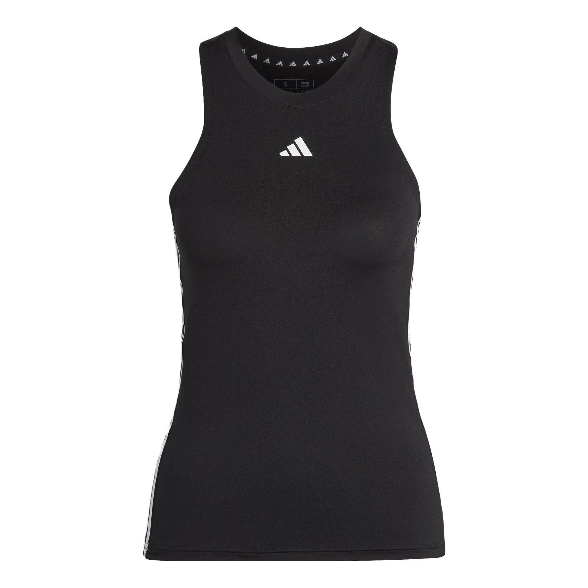 (WMNS) adidas Aeroready Train Essentials Regular 3-Stripes Tank Top Asia Sizing 'Black White' HR7815