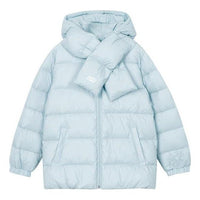 (GS) Skechers Down Jacket 'Blue Pink' L321K143